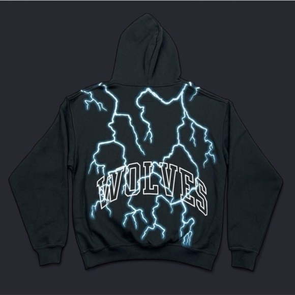 Black Graphic Hoodie - Picture 3 of 5